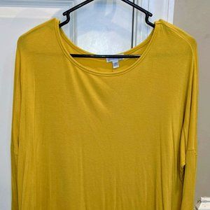 Charming Charlie mustard top